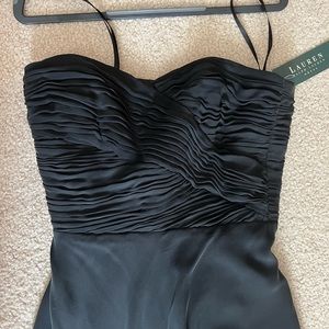 Strapless Ralph Lauren Evening Dress.